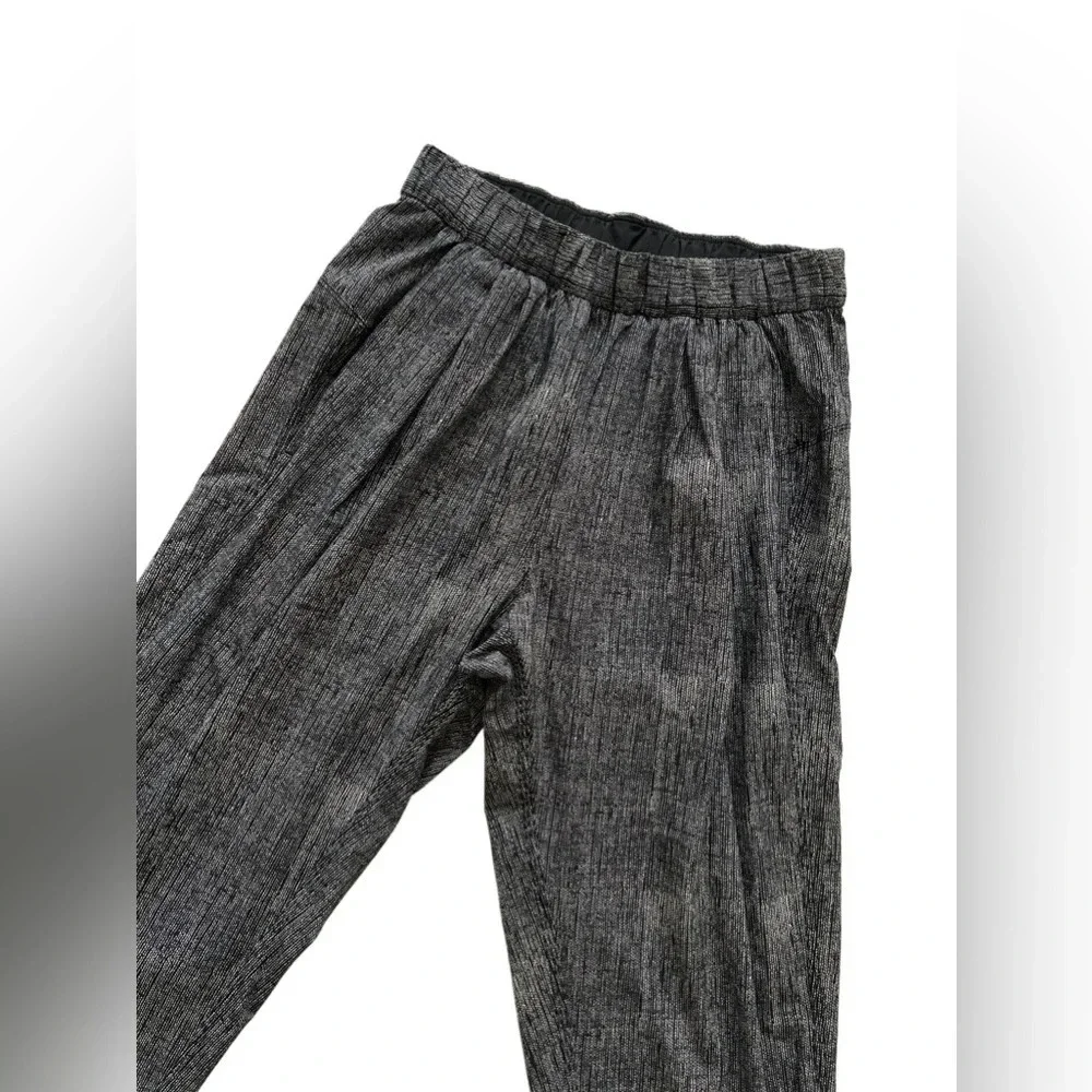 Lululemon Rollin' With My Omies Burlap Texture Dune Black yoga jogger pants 4 - Picture 10 of 15